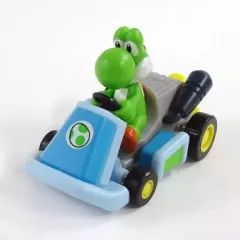 【中古】ミニカー 4.ヨッシー スクリューモデル 「サントリーコーヒーボス マリオカート7 プルバックカーコレクション」 2012年 サントリーキャンペーン品
