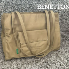 BENETTON ベネトン トートバッグ 旅行バッグ 大容量 ナイロン 軽量