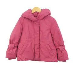 アーヴェヴェ ダウンジャケット 中綿 ジャンパー アウター キッズ 女の子用 120サイズ ピンク a.v.v 【中古】