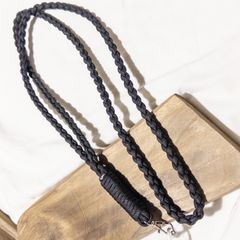 5.パラコード　ブラック　スマホストラップ