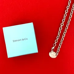 極 美品 TIFFANY&Co. ティファニー リターントゥ オーバルタグ ネックレス シルバー925 チェーン ペンダント チョーカー シルバー 32756