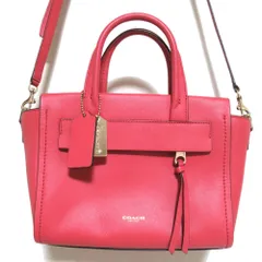 美品 COACH コーチ ミニライリーキャリオール 2WAY ショルダーバッグ ハンドバッグ 30146 ピンク レディース 古着 中古 USED