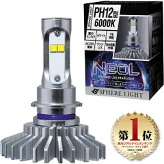 スフィアライト NEOL PH12型 6000K ミニバイク用 LED ヘッドライト DC/AC兼用 6000K ホワイト 2600lm / 2000lm 1年保証 SBNT060のサムネイル