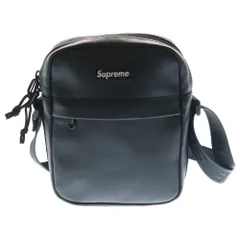 SUPREME (シュプリーム) 23AW Leather Shoulder Bag レザー ショルダーバッグ ブラック