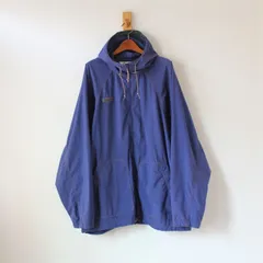 コロンビア 90s ナイロンパーカー 台湾製 パープル オレンジステッチ M （w-1420701）