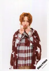 【中古】生写真(ジャニーズ) King ＆ Prince/岩橋玄樹/上半身・衣装えんじ色・両手ピース・体正面/シングル「Memorial」MV＆ジャケ写撮影オフショット/公式生写真