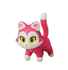 【中古】食玩 トレーディングフィギュア 15.子ネコ(ピンク) 「チョコエッグ スーパーマリオ3Dワールド+F」
