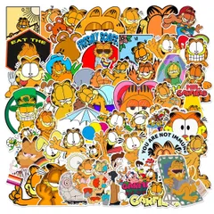 【匿名発送】ガーフィールド Garfield ステッカー　シール　重複なし50枚　ご褒美　飾り