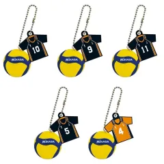 【中古】キーホルダー 全5種セット 「ハイキュー!!×MIKASA バレーボール＆ユニフォームダブルスイング」
