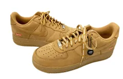 ナイキ NIKE AIR FORCE 1 LOW W/SUPREME FLAX/FLAX-GUM エア フォース 1 ロー ウィート シュプリーム DN1555-200 メンズ靴 スニーカー ベージュ 28.5cm 101-shoes1578