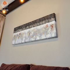絵画 インテリア アートパネル 抽象画 モダン 北欧 壁掛け 玄関 おしゃれ アート 絵 アジアン バリ 80×30 (24)