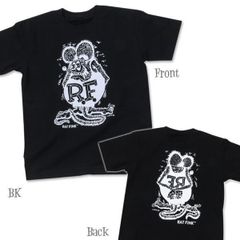 ラット フィンク Tシャツ 黒 RAT FINK モノフィンク　(ラット背中プリント) 正規品