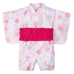 【人気商品】はっぴ 男の子 赤ちゃん 女の子 夏 浴衣 七夕 出産祝い 甚平 新生児ギフト 着物 プレゼント 記念写真撮影 和装 初節句 お食い初め ロンパース お宮参り お盆祭り ベビー服 70 80 [KISBINI] 90