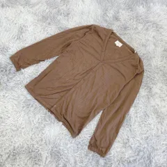【良品】Slick  スリック  カーディガン【2(M)】上品  カジュアル  メンズ  茶系  ブラウン【送料無料】のサムネイル