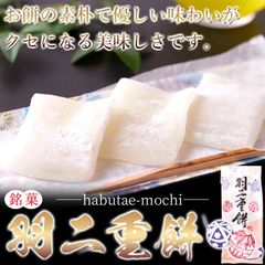 【8個】羽二重餅 石川県産 柔らかくしっとり 素朴で優しい味わいがクセになる お茶請け お餅 スイーツ 和菓子