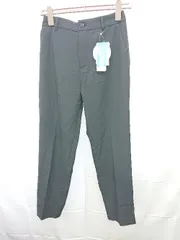 ◇ ⊂ ◎ ●未使用● GLACIER グラシア ストレート スラックス パンツ サイズL ダークネイビー系 レディース E  【1506110015884】