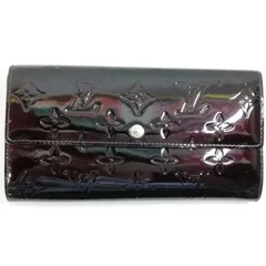 【中古】LOUIS VUITTON M93524 ポルトフォイユ・サラ アラマント イニシャル「Y・S」ヴェルニ 長財布