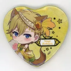 【中古】バッジ・ピンズ 六弥ナギ 「アイドリッシュセブン in ナンジャタウン ～6th Anniversary Festival～ キラキラハート缶バッジコレクション」