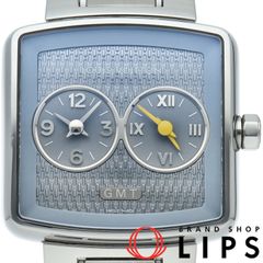 ルイ・ヴィトン スピーディ デュオジェット GMT ウォッチ Q2371 箱 保証書 SS ユニセックス時計 ブルー 仕上げ済