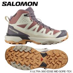 トレッキングシューズ レディース サロモン SALOMON X ULTRA 360 EDGE MID GTX L47816400 防水 軽量 登山靴 ミドルカット 日本正規品のサムネイル