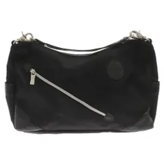 Orobianco (オロビアンコ) クロコ型押し 2WAY ナイロン トートバッグ ブラック