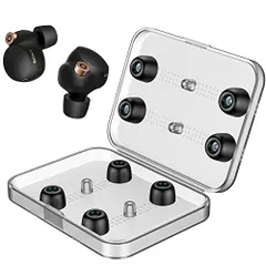 ブラック Link Dream イヤーピース ソニー WF‐1000xm4イヤーピース wf-1000xm4 イヤーピース イヤーピース 交換用 4ペア MLサイズ各2ペア シリコン イヤーチップ イヤーピース分離 遮音性 フィット感 脱落防止 収納ケース付き