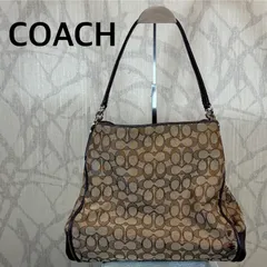 COACH コーチ フィービー シグネチャー 肩掛けトートバッグ レザー