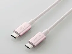 【新品・2営業日で発送】ELECOM エレコム スマホ・タブレット用USBケーブル／USB(C-C)／準高耐久／Power Delivery対応／認証品／1.0m／ピンク(MPA-CCPS10PNPN)
