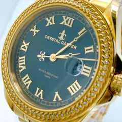 CRYSTALCARTERクリスタルカーター／ジャクソンJACKSON腕時計中古 CRYSTAL CARTER クリスタルカーター 腕時計 クオーツ レザー