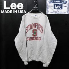 USA製 Lee スタンフォード大学 ３段プリント トレーナー スウェットシャツ L ビンテージ アメリカ製 80s/90s