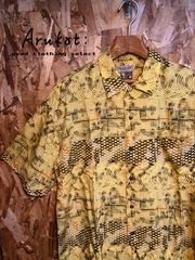 DODGEST ETHNIC エスニック総柄シャツ