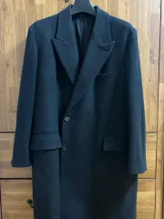 4 AURALEE(オーラリー) 23AW ウール チェスターフィールド コート チャコールグレーのサムネイル