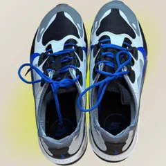 ナイキ NIKE エアマックス AIR MAX 270 リアクト CU9452-003 ブルー×グレー 26cm メンズ スニーカー 状態A