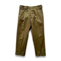 IGARASHI TROUSERS 五十嵐トラウザーズ  2プリーツ コットントラウザーズ