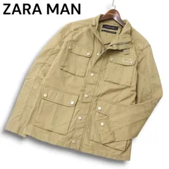 ZARA MAN ザラ マン 通年★ スタンドカラー ミリタリー ジャケット ブルゾン Sz.M メンズ