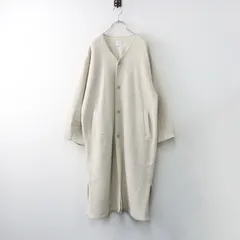 アーバンリサーチドアーズ URBAN RESEARCH DOORS キルトノーカラーコート One/ベージュ アウター ロング ジャケット【2400014408003】