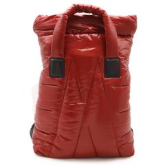 MONCLER モンクレール パウダー バックパック リュックサック デイパック ナイロン ダウン レザー レッド 赤 ブラック 黒 ピンク シルバー金具