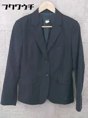 ◇ J.Crew ジェイクルー ストライプ シングル 2B 長袖 テーラード ジャケット サイズ46 ネイビー レディース 【中古】 【1002801030490】のサムネイル