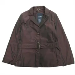 Sマックスマーラ 'S Max Mara パデット シングル トレンチ ショート コート ジャケット ブルゾン シルク混 中綿 J40 紫 パープル レディースのサムネイル
