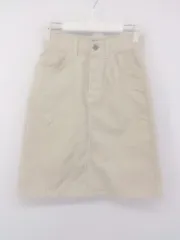 ◇ Lee リー × Lugnoncure ルノンキュール コーデュロイ ミニ スカート サイズS ベージュ レディース P  【1301070001225】のサムネイル