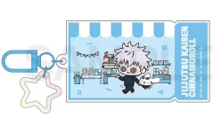 【中古】キーホルダー 01.五条悟×シナモロール カラーアクリルチャーム 「呪術廻戦 懐玉・玉折×サンリオキャラクターズ」