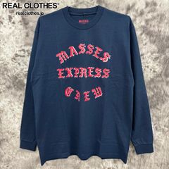 MASSES/マシス T-SHIRT L/S EXPRESS/Tシャツ ロングスリーブ エクスプレス/長袖/24AW_MSS_088/ネイビー/XL