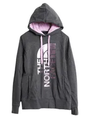 【お得なクーポン配布中!】 ノースフェイス プリント スウェット フード パーカー レディース М The North Face プルオーバー 裏起毛 トレーナー アウトドア ツートン