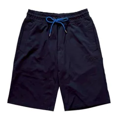 未使用　HUGO BOSS ヒューゴボス ショートパンツ 青系 パンツ 半ズボン 紐 スウェットパンツ 綿 メンズ Mサイズ