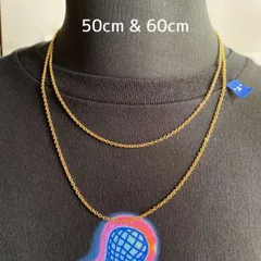 ゴールド 2set  チェーンネックレス メンズ レディース アクセサリー