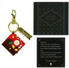 【中古】雑貨 トレイ・クローバー ラバーチャーム＆メッセージカードセット 「ディズニー ツイステッドワンダーランド バレンタインデーギフト2022」