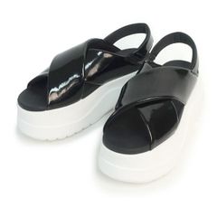 【新品】コンバース CONVERSE サンダル 厚底 レディース チューイー PC シャイニーブラック CHEWY PC