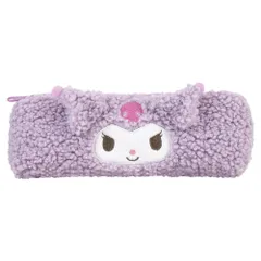 ☆ クロミ ☆ キャラクター モコモコペンポーチ サンリオ ペンケース 筆箱 筆入れ ペン入れ ペンポーチ キャラクター かわいい 可愛い ふわふわ もこもこ おしゃれ ファスナー ポーチ 小物入れ 中学生 高校生 子供 キッズ 子ども 女の子 新学期