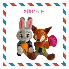디즈니 봉제인형 매력 2점 세트 [주디 홉스 & 닉 와일드] 주토피아 도쿄 디즈니 리조트 TDR
