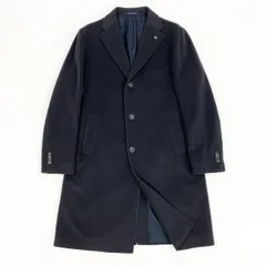 57h4《美品》参考価格￥236.500 TAGLIATORE タリアトーレ C-LORD カシミヤ100％ チェスターコート 48 ブラック フォーマル 最高級のサムネイル